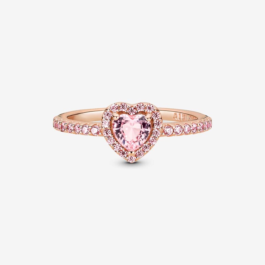 Anillo Corazón Rosa Pandora Rose
