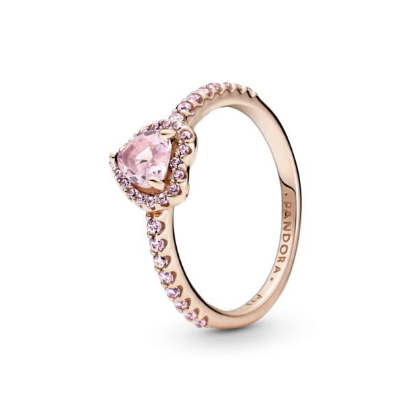 Anillo Corazón Rosa Pandora Rose